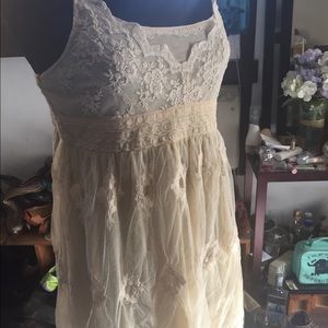 Romantic Lace Mini Dress