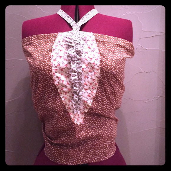 💙33Halter top handmade - Picture 1 of 4
