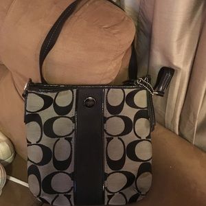 Authentic Coach cross body messenger