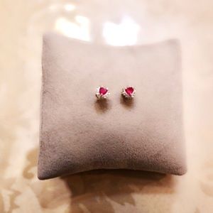 Anthropologie Heart Studs