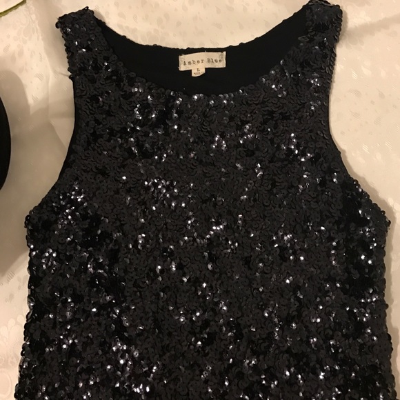Black sequin dress ..very pretty!! - Picture 2 of 2