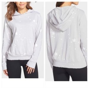Monrow Star Print Hoodie