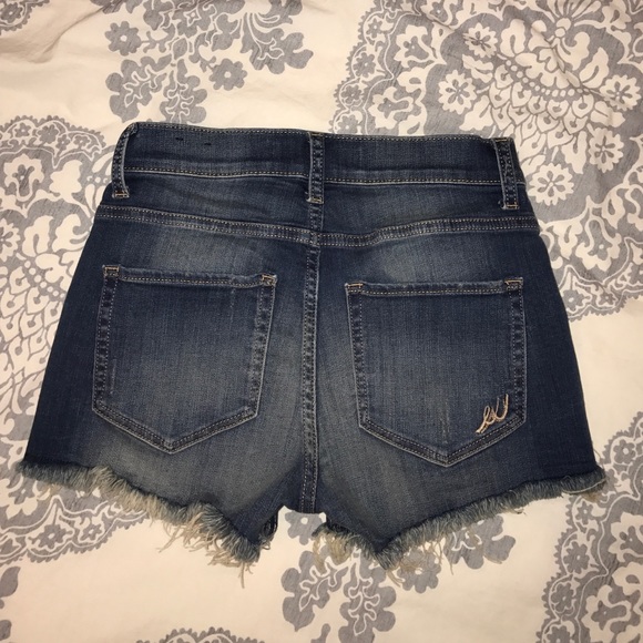 High Waisted Jean Shorts - Picture 3 of 4