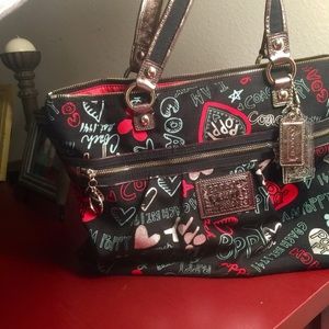 Coach Poppy Print Bag