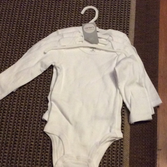 Long sleeve white onesie