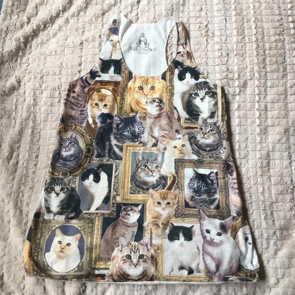 NWOT Awesome cat tank top! 😺😼