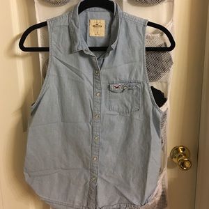 Hollister Button-Up Tank