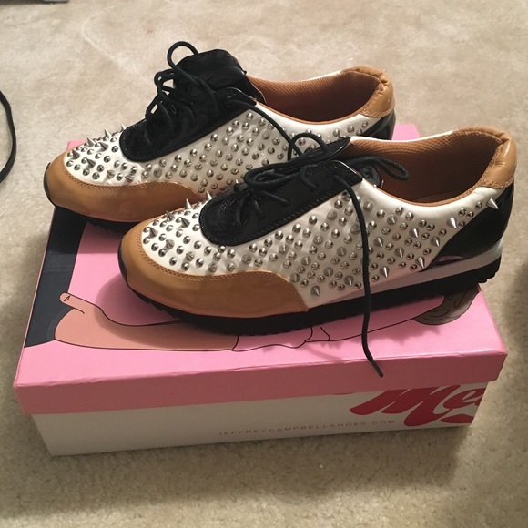 BRAND NEW Jeffrey Campbell studded sneakers