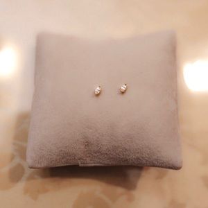 Anthropologie Oval Gem Earrings