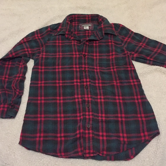 Urban Renewal button-down flannel shirt