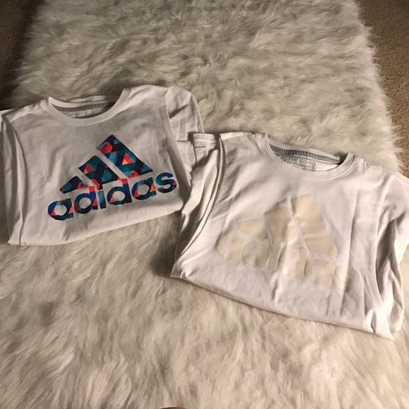Adidas "on the go performance tee's" bundle