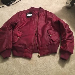 Red Wine bomber Jacket!