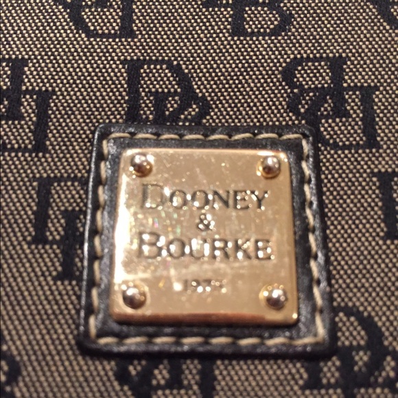 Dooney And Bourke Db Patterned Black Wristlet - image 2