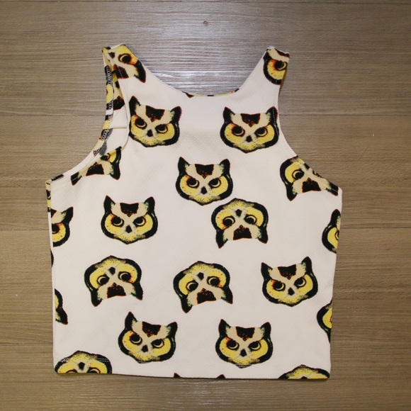 Owl Crop Top