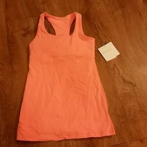Bright orange super soft halter beyond yoga tank