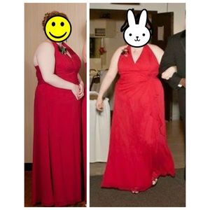 Red Bridesmaid Dress