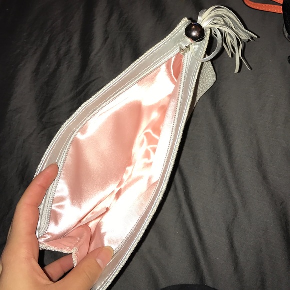 White and grey handbag NEW notag from Ralph Lauren - Picture 2 of 3