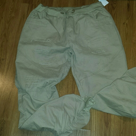 American Stitch Contrasting Patches Joggers