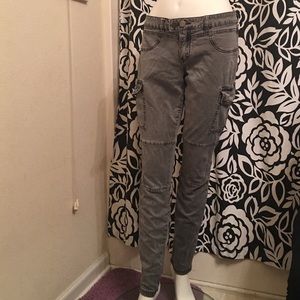 Cargo Gray fitted Jeans