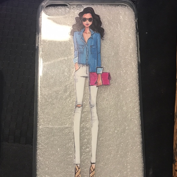 Clear sturdy case with fashionable design