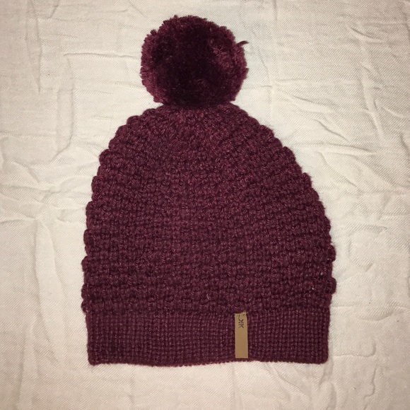 Maroon Knit Beanie