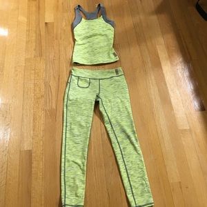 Girls Lg Zella tank top/pants 10-12