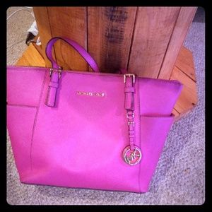 Fuscia Michael Kors purse