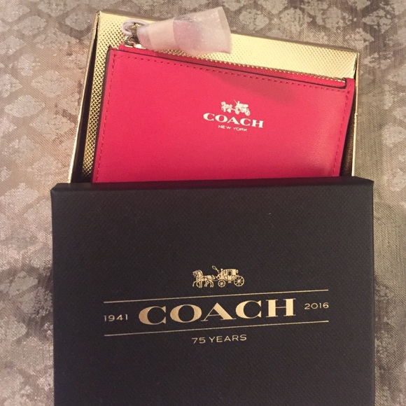 Coach mini keys/change/card holder
