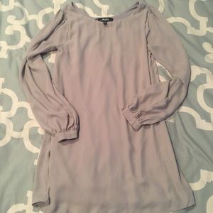 Lulus blue-grey shift dress