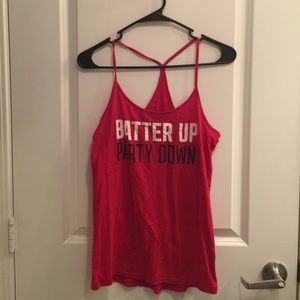 Red Washington Nationals Tank Top