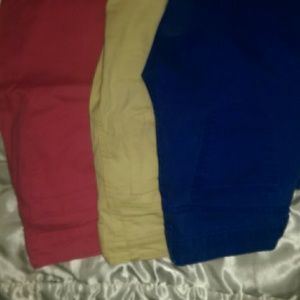 Colored soft denim jeans