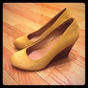 Mustard yellow wedge heels - Mix No. 6 Otavia
