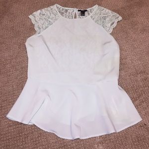 Lace Back Shirt