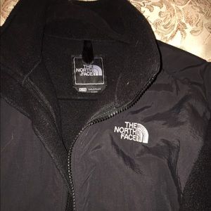 Girls North Face Black Fleece Full Zip