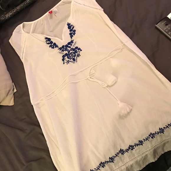 White summer dress USED from forever21 - Picture 1 of 4