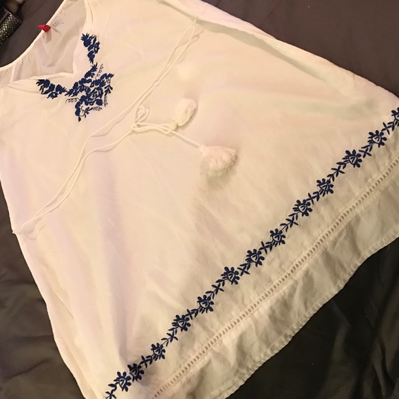 White summer dress USED from forever21 - Picture 3 of 4