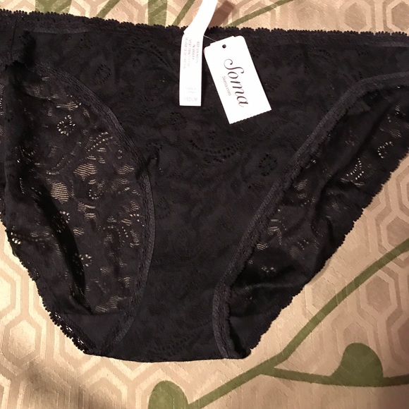 Black Lace Underwear New with Tags