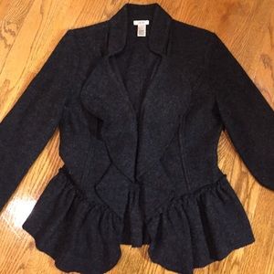 Dark gray blazer