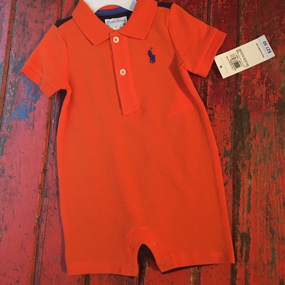 Boys Ralph Lauren cotton Shortall sz6mths