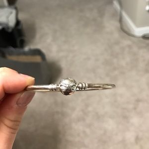 Pandora bow charm bracelet