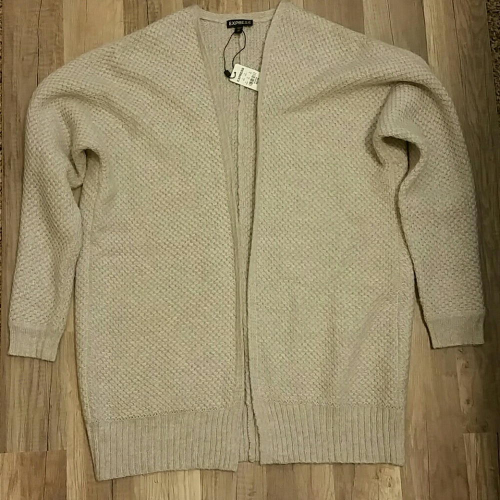 *NWT* Express Sweater Knit Cover-Up - Picture 2 of 7