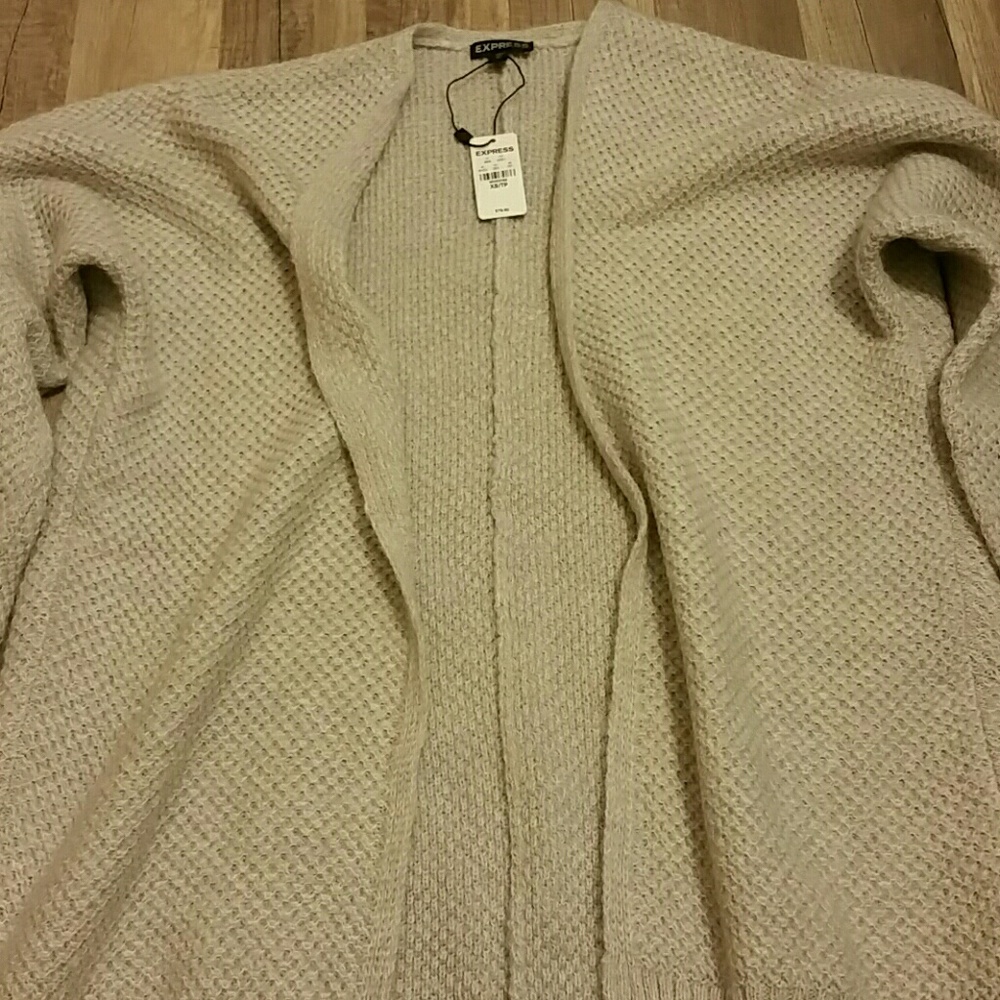 *NWT* Express Sweater Knit Cover-Up - Picture 4 of 7