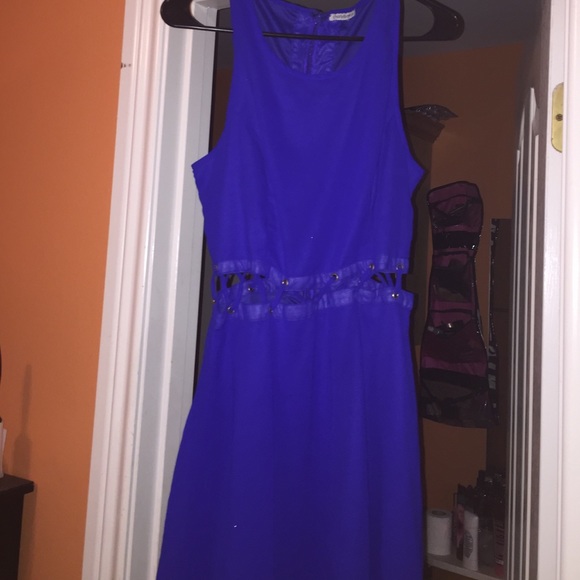 Charlotte Russe dress! cobalt blue. Worn once