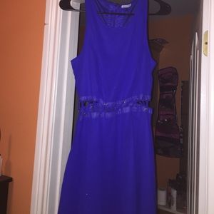Charlotte Russe dress! cobalt blue. Worn once