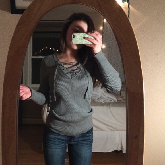 CrissCross Long Sleeve Sweater