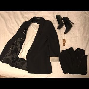 Express black boyfriend blazer