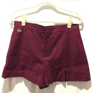 Lacoste Mini Shorts