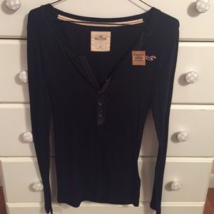 Hollister navy long sleeve
