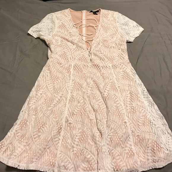 Lace skater dress