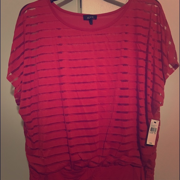 Red striped shirt